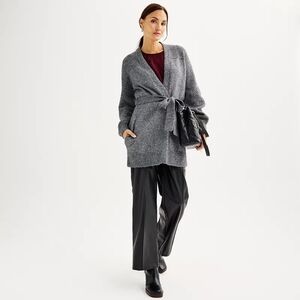 Free People Gray Women's Cardigan Sweater